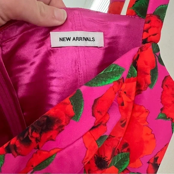 Monique Dress in Floral Pink - Picture 5 of 10